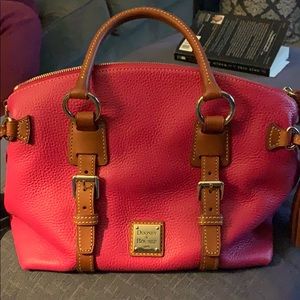 Dooney&Bourke satchel bag pink raspberry color